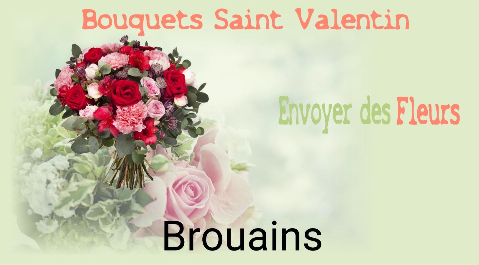 Roses de Saint-Valentin livrées à Brouains